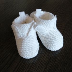 🐰 Knit Baby Booties